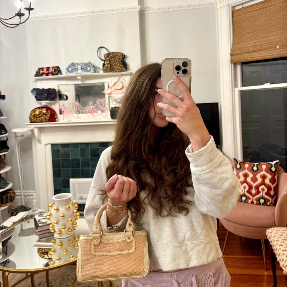 Celine Pink Beaded Micro Boogie Bag - Picture 16 of 16